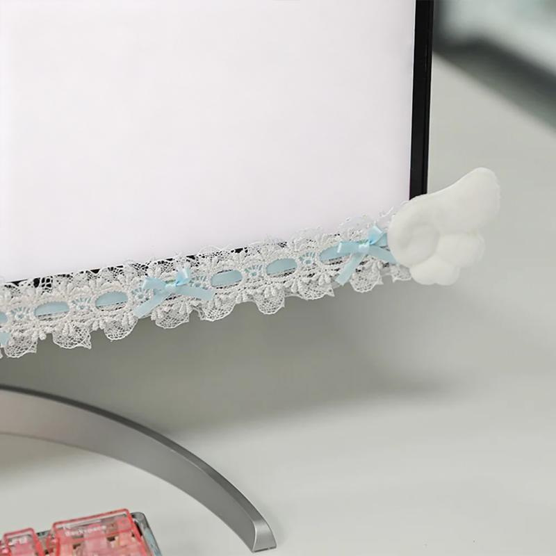 Renkli Dantel Monitör Kenar Sü - Setup Desk Monitor incelemesi ve fiyatı